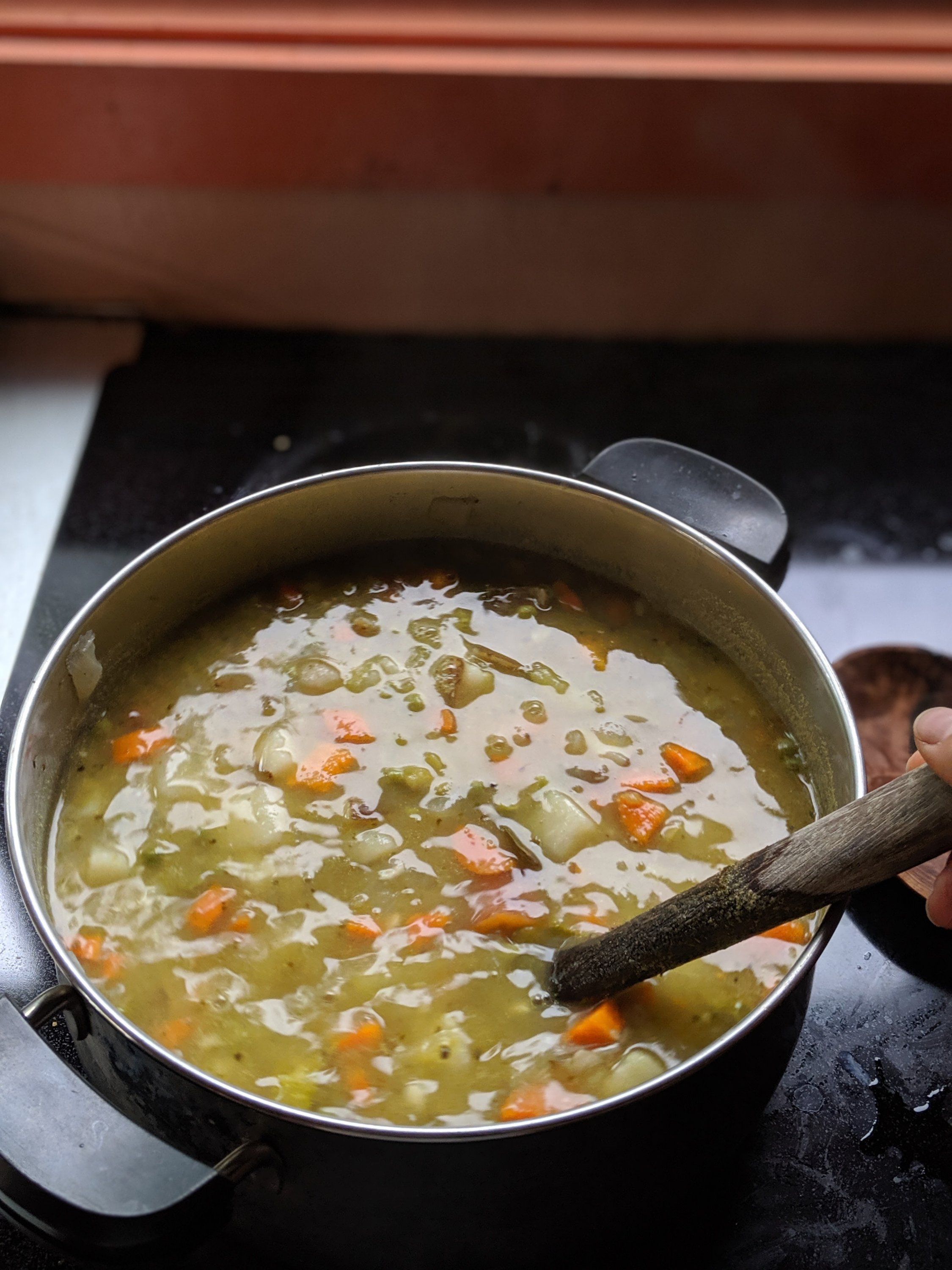 Instant Pot Split Pea Soup (with ham OR vegetarian) • Salt & Lavender