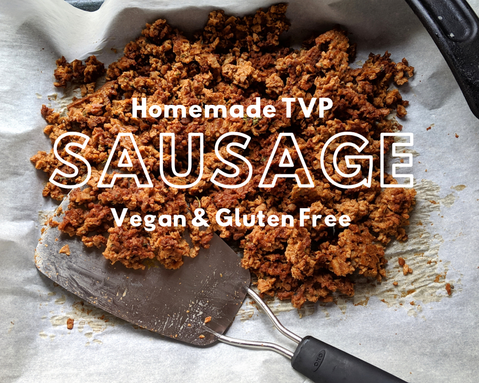 textured vegetable protein sausage for lasagnas soup stews with italian seasoning paprika and onion powder