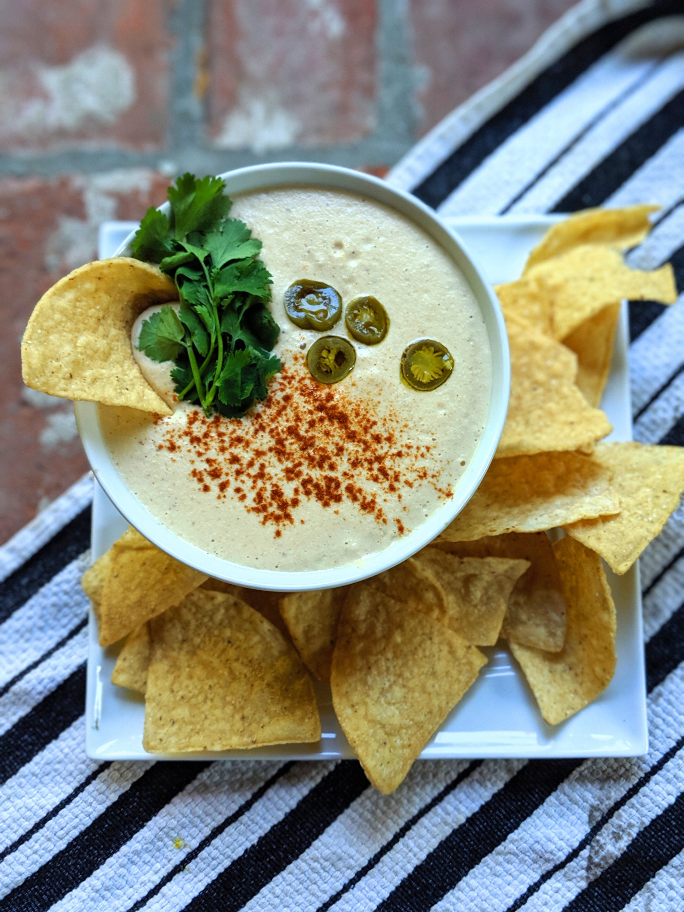 tahini queso salsa spicy pantry recipes