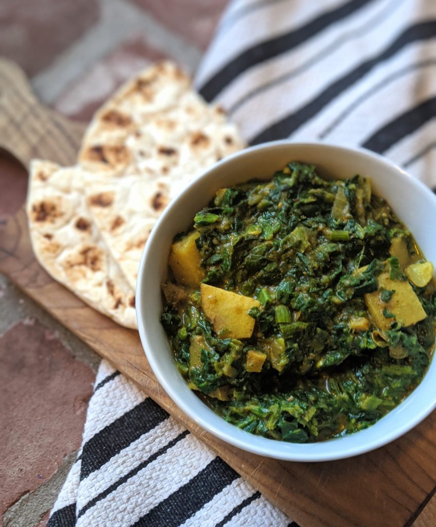 Saag Aloo In The Slow Cooker Vegan Gluten Free One Pot Recipe