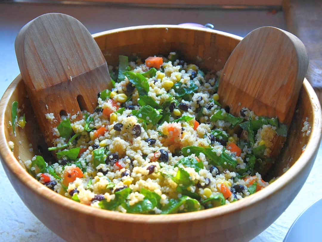 summer bbq favorite recipe quinoa salad gluten free vegetarian pressure cooker quinoa recipes