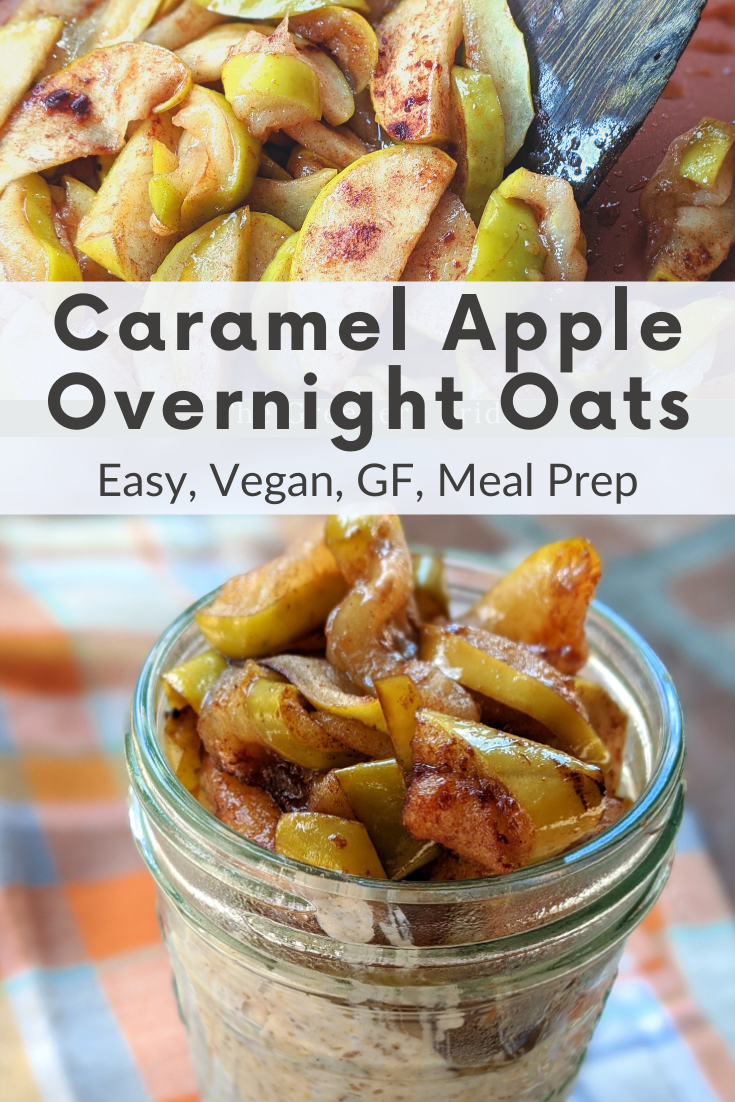 apple pie overnight oats recipe healthy vegan gluten free apple oats no cook breakfast recipes