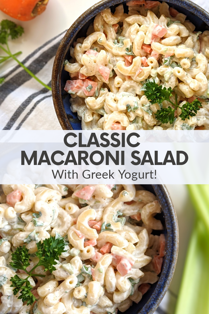 healthy macaroni salad yogurt no mayo mac salad without mayonnaise creamy yogurt macaroni salad recipe