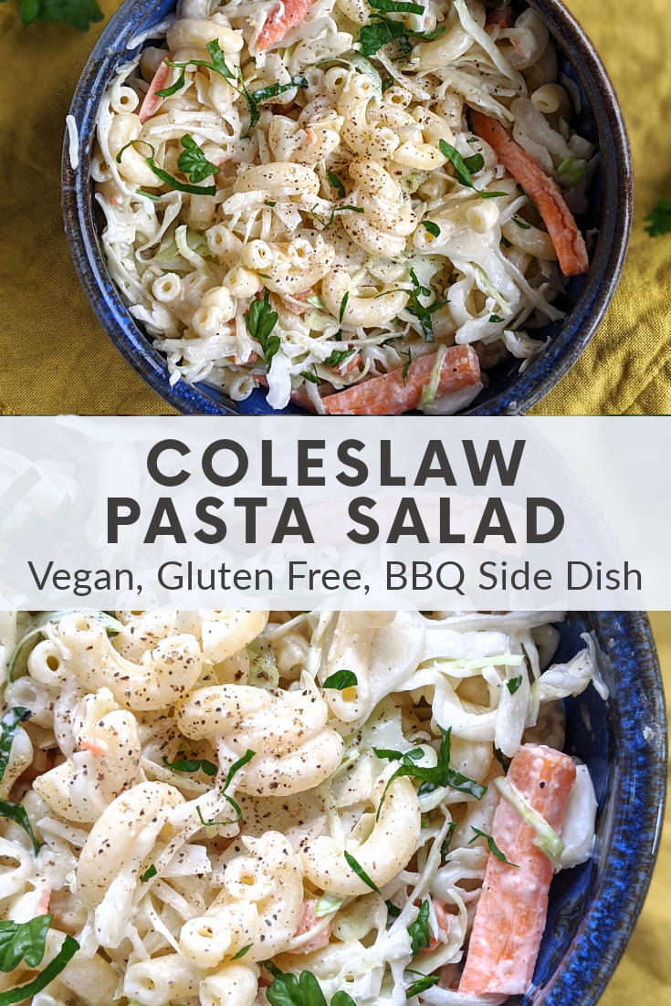 coleslaw macaroni salad recipe vegetation gluten free vegan pasta salad with coleslaw mix recipe