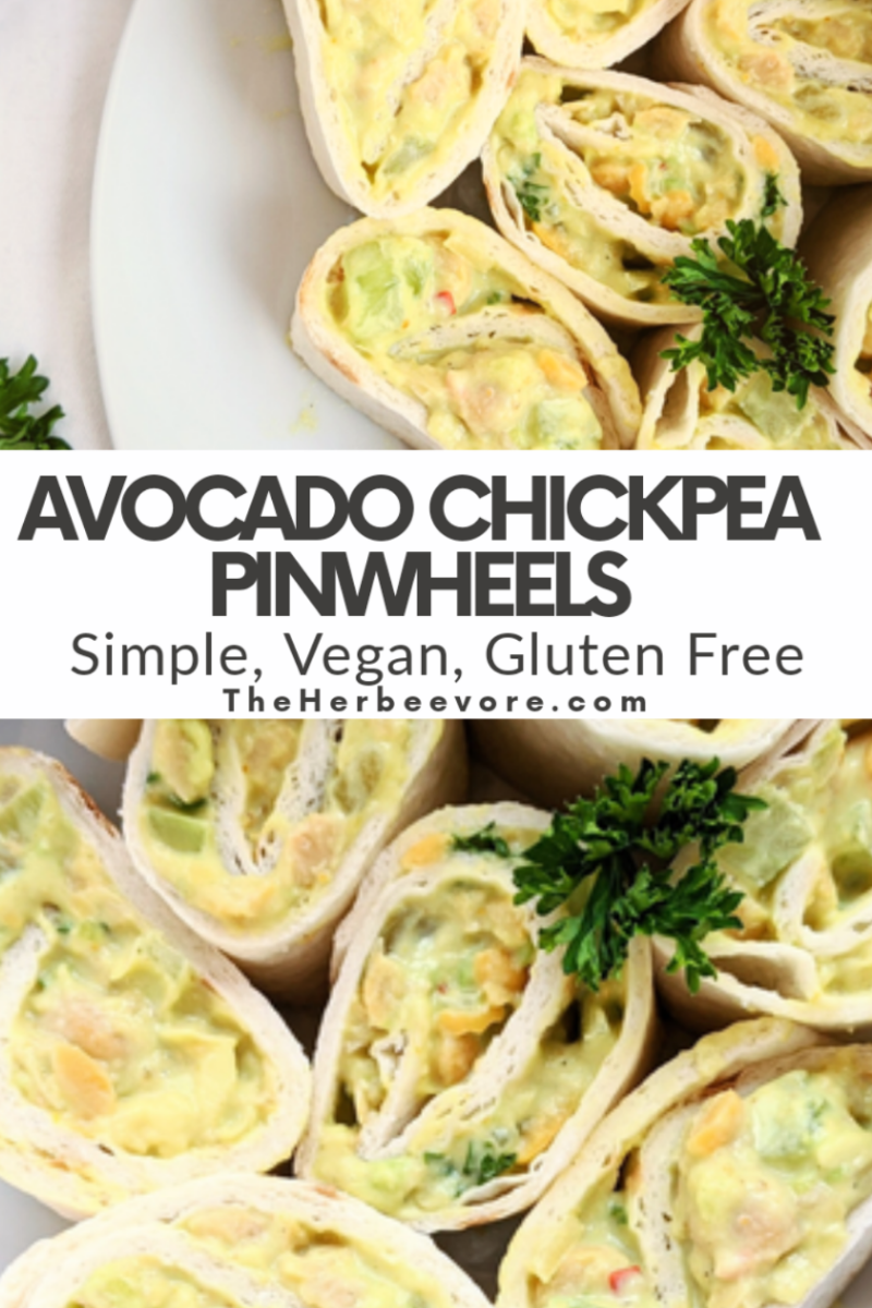 chickpea pinwheels with avocado sandwich wrap ideas for vegan lunch recipe with avocado and chickpea high protein vegan lunch snacks