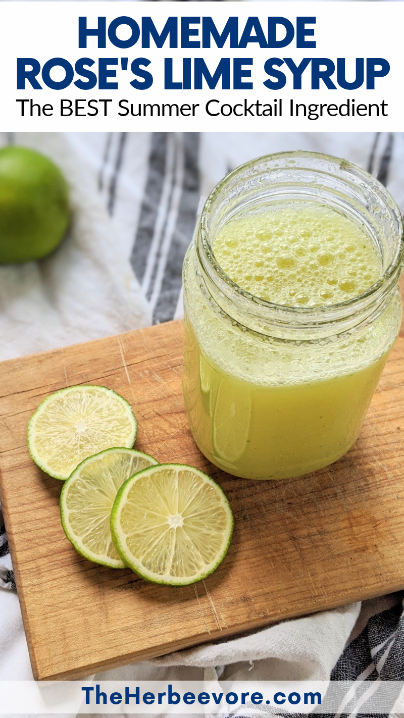 Homemade Lime Cordial Recipe