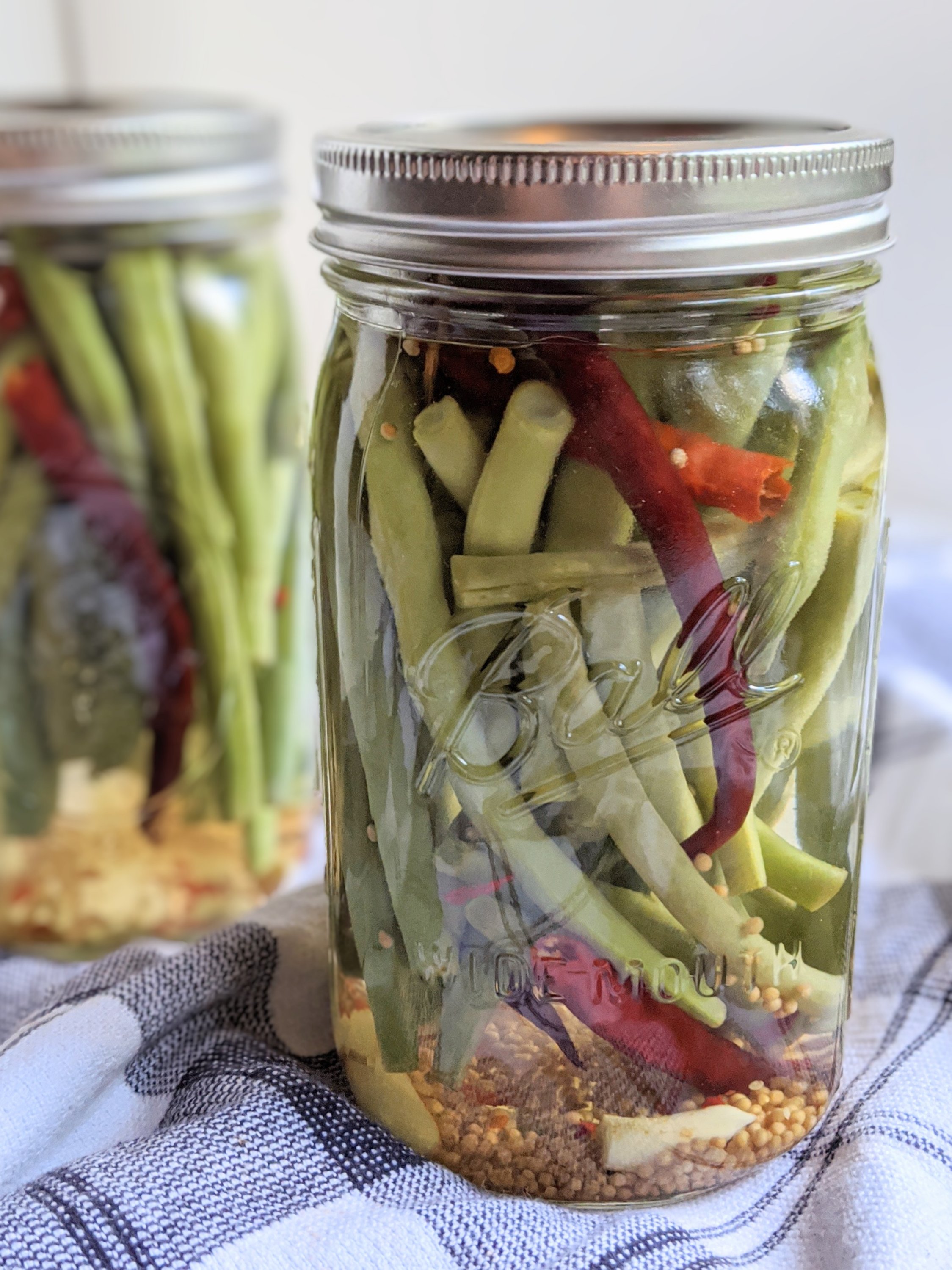 spicy pickle green beans in refrigerator recipe healthy green bean recipes to make with extra garden beans