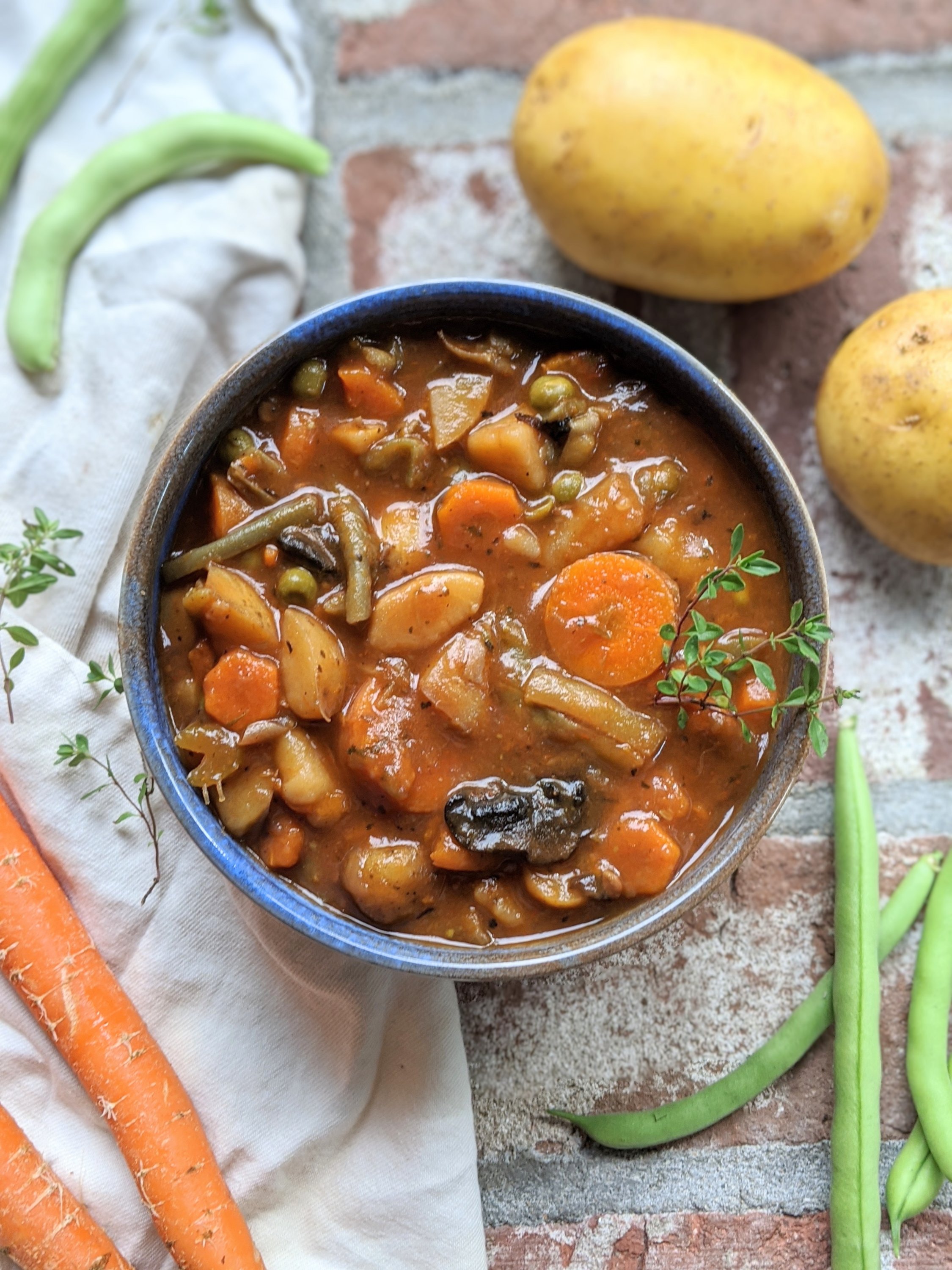 healthy filling vegan stew recipes with potatoes carrots green beans mushrooms herbs and spices hearty and satisfying vegan dinners for families to keep you full veganuary 