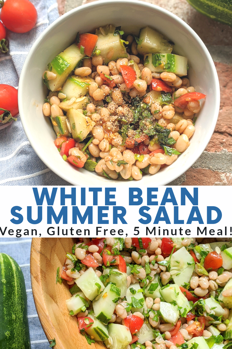 healthy vegan mediterranean beak salad with vinegar and oil dressing garden tomato recipes vegan gluten free vegetarian cucumber and bean salad recipes with navy beans cannellini beans