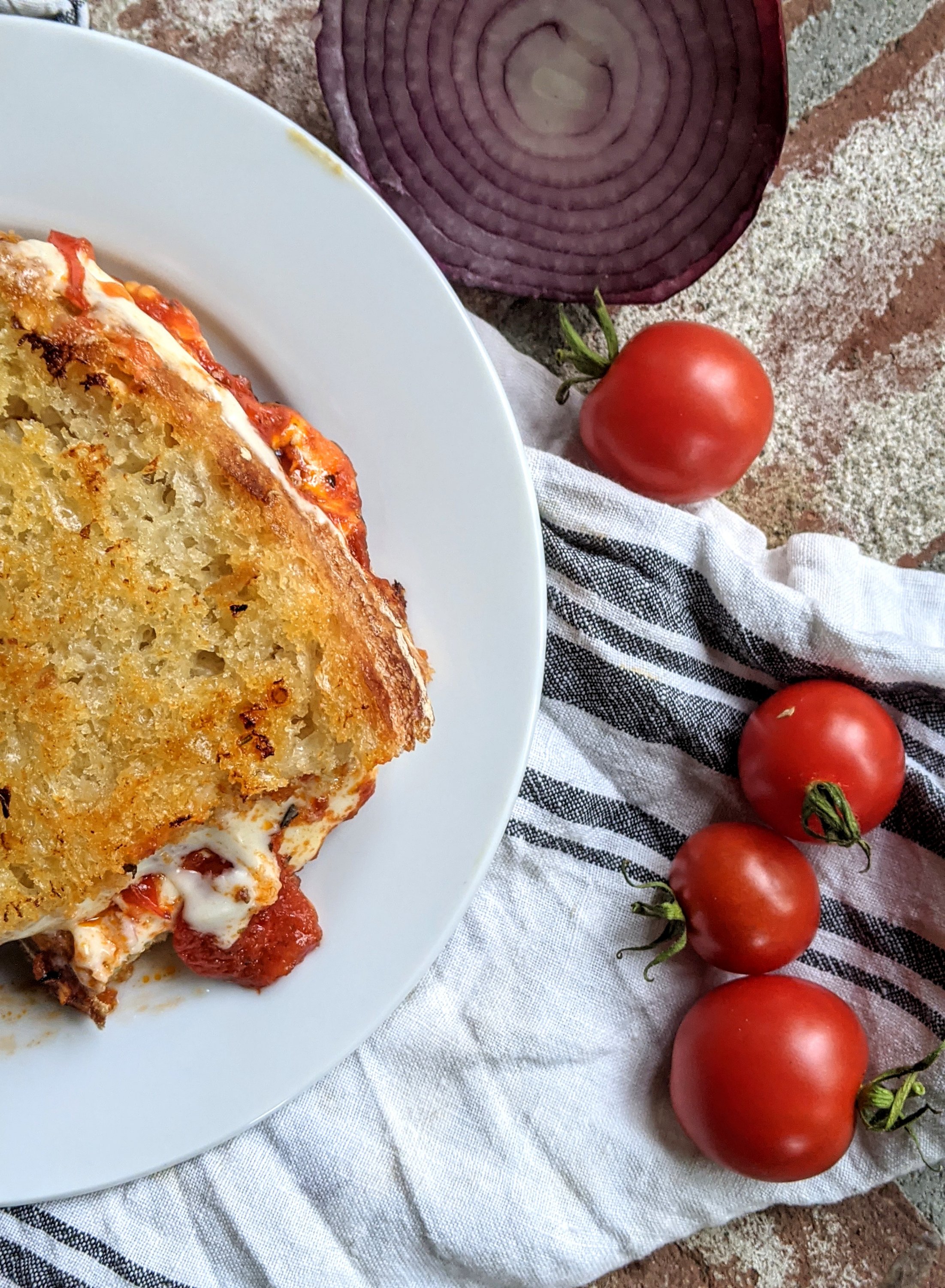 onion and tomato grilled cheese with pizza sauce recipe recipes adults and kids will love