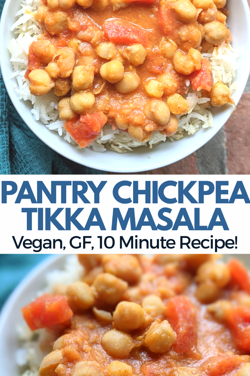 pantry chickpea chana masala recipe vegan gluten free healthy pantry ingredients only no produce healthy vegetarian meatless chickpea recipes canned