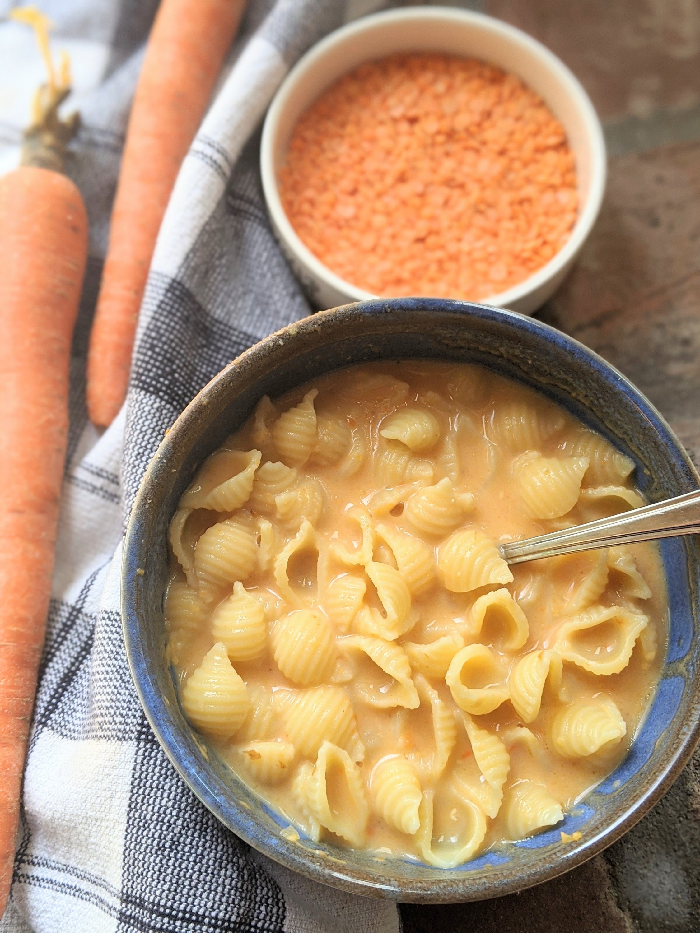 red lentil mac and cheese soup recipe macaroni and cheese recipes for luch or dinner healthy light versions of you facorite comfort foods can be made vegan gluten free meatless