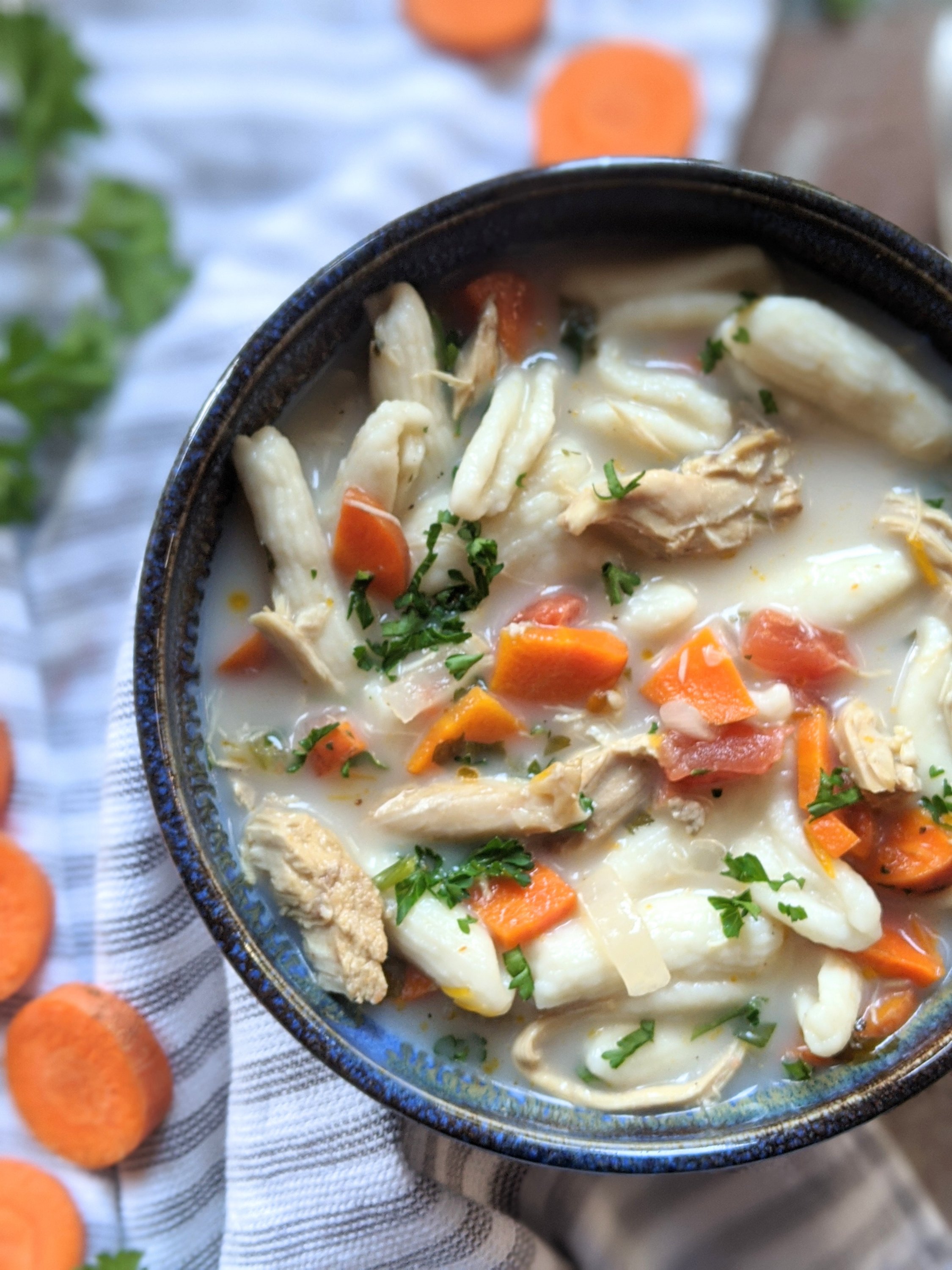 gluten free creamy chicken noodle soup without dairy coconut milk chicken noodle soup recipe gluten free