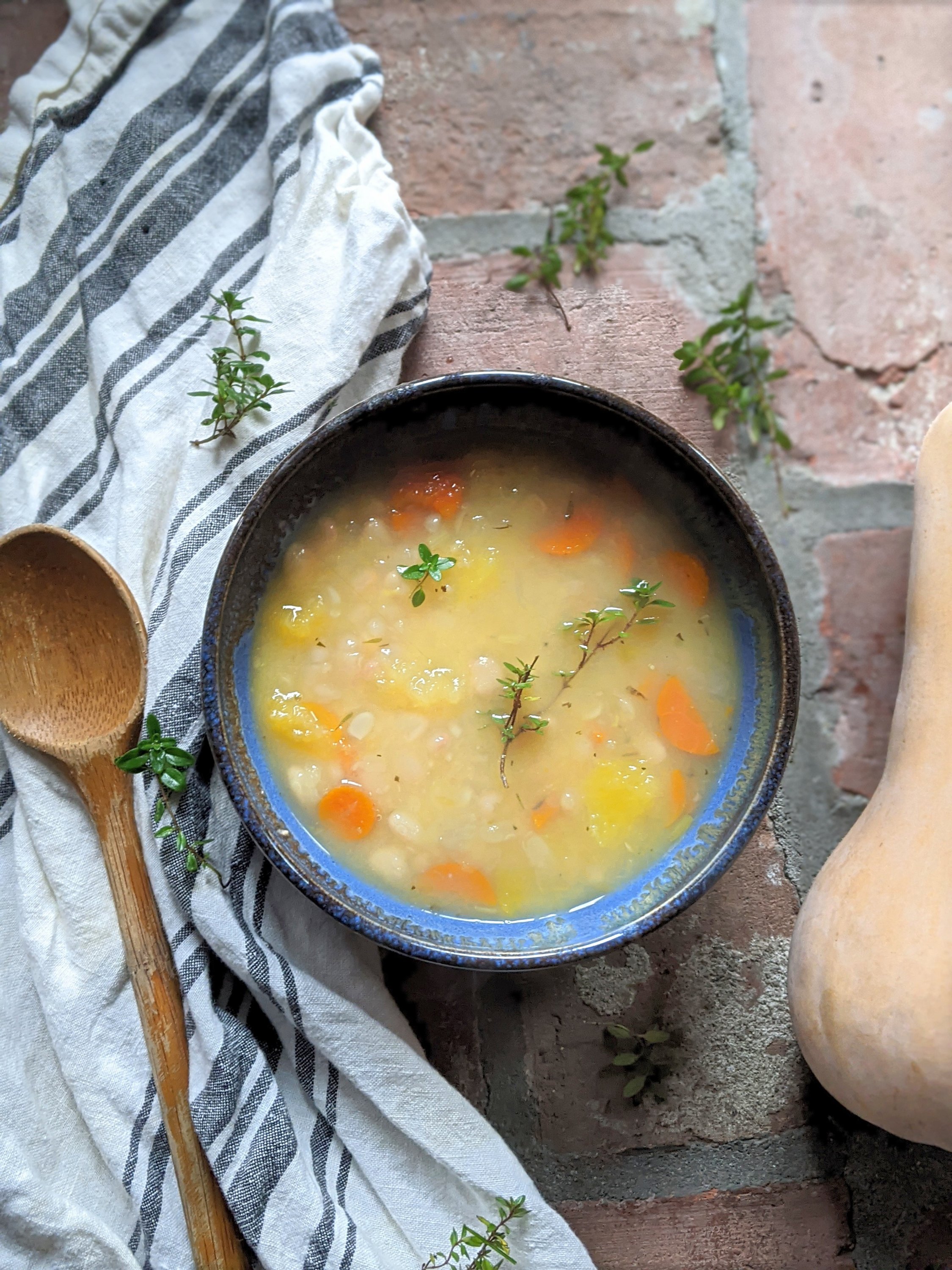 easy butternut squash soup recipe vegan vegetarian 30 minutes recipe healthy gluten free