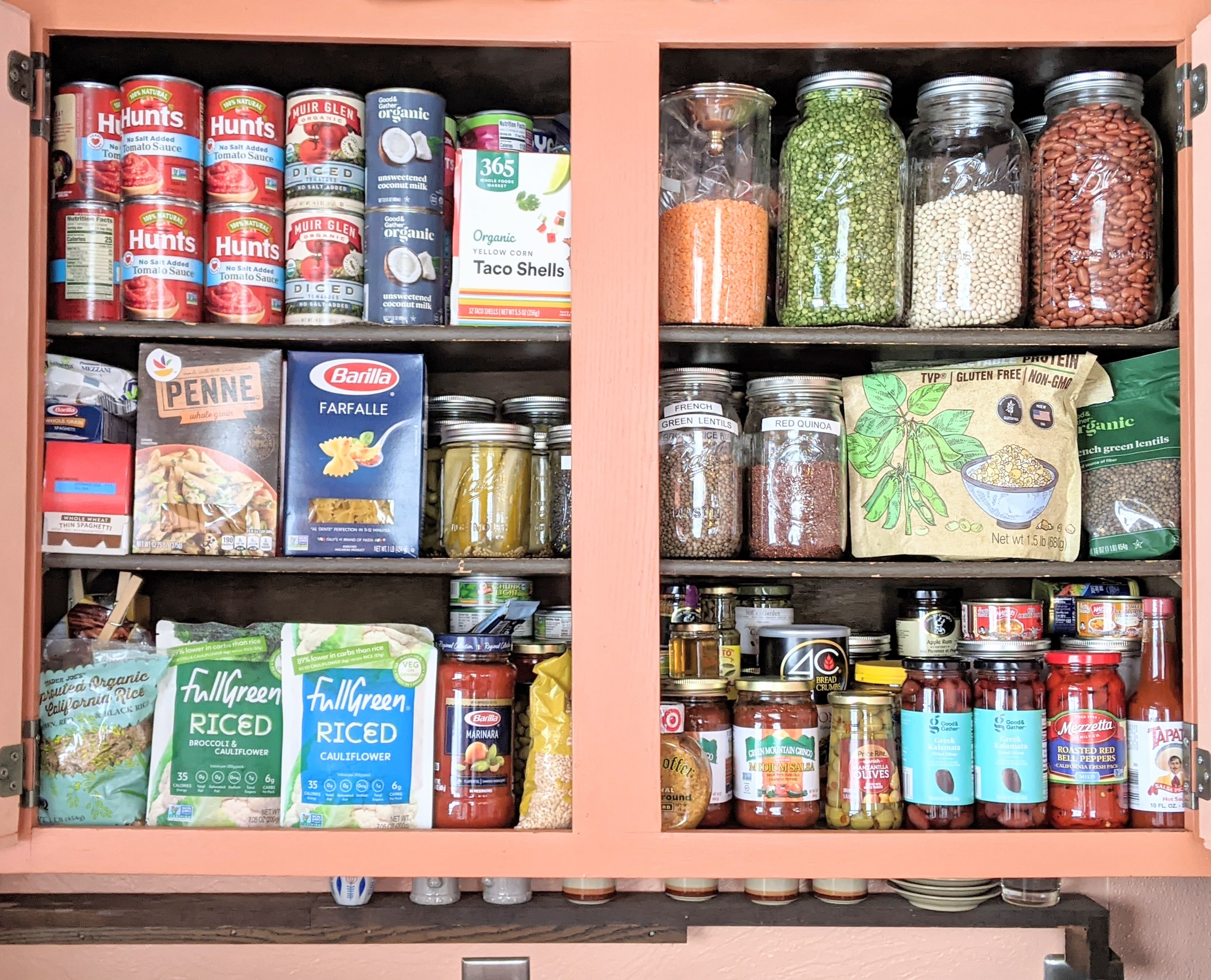 vegan pantry staples recipes ingredients list pantry organization cupboards and dry storage