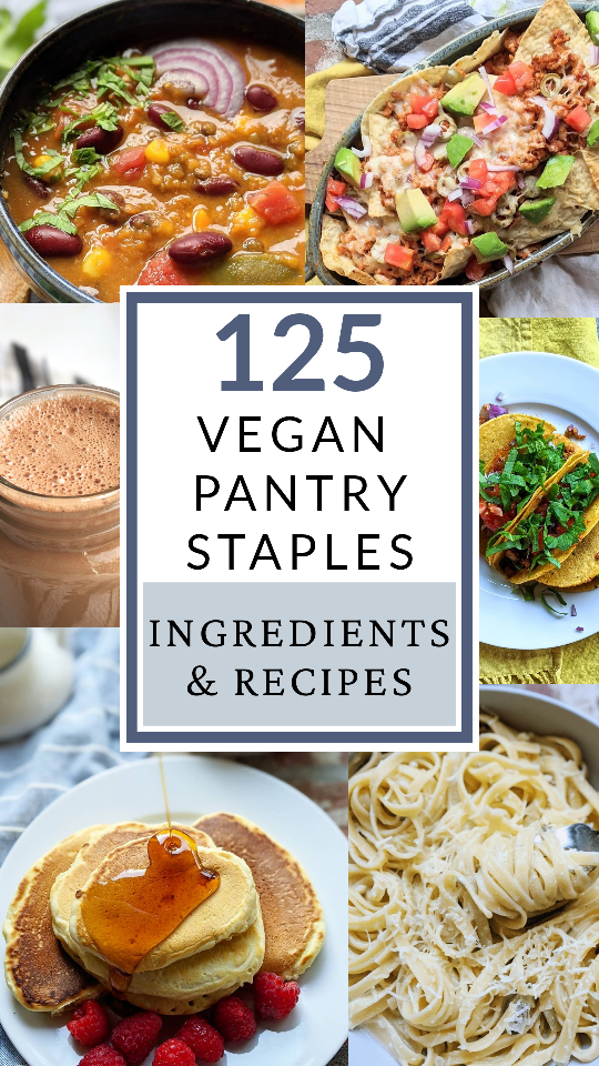 Vegan Pantry Staples - Make It Dairy Free