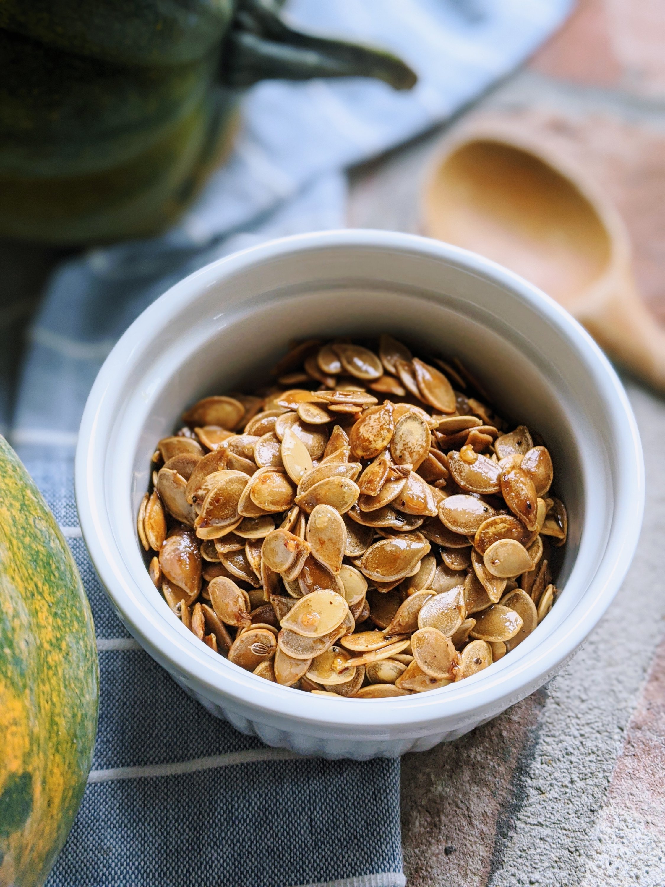 roasted low and slow acorn squash seeds for healthy amazing flavor great high fiber snack recipes easy homemade gluten free vegan vegetarian meatless snacks