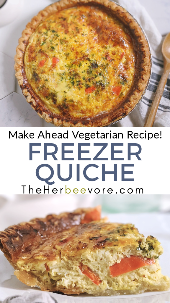 vegetarian make ahead quiche vegetables healthy red pepper spinach onions frozen quiche cooking quiches healthy make ahead meals in the freezer