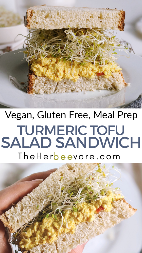 silken tofu egg salad recipe healthy vegan gluten free high protein meal prep sandwiches salads shelf stable ingredients