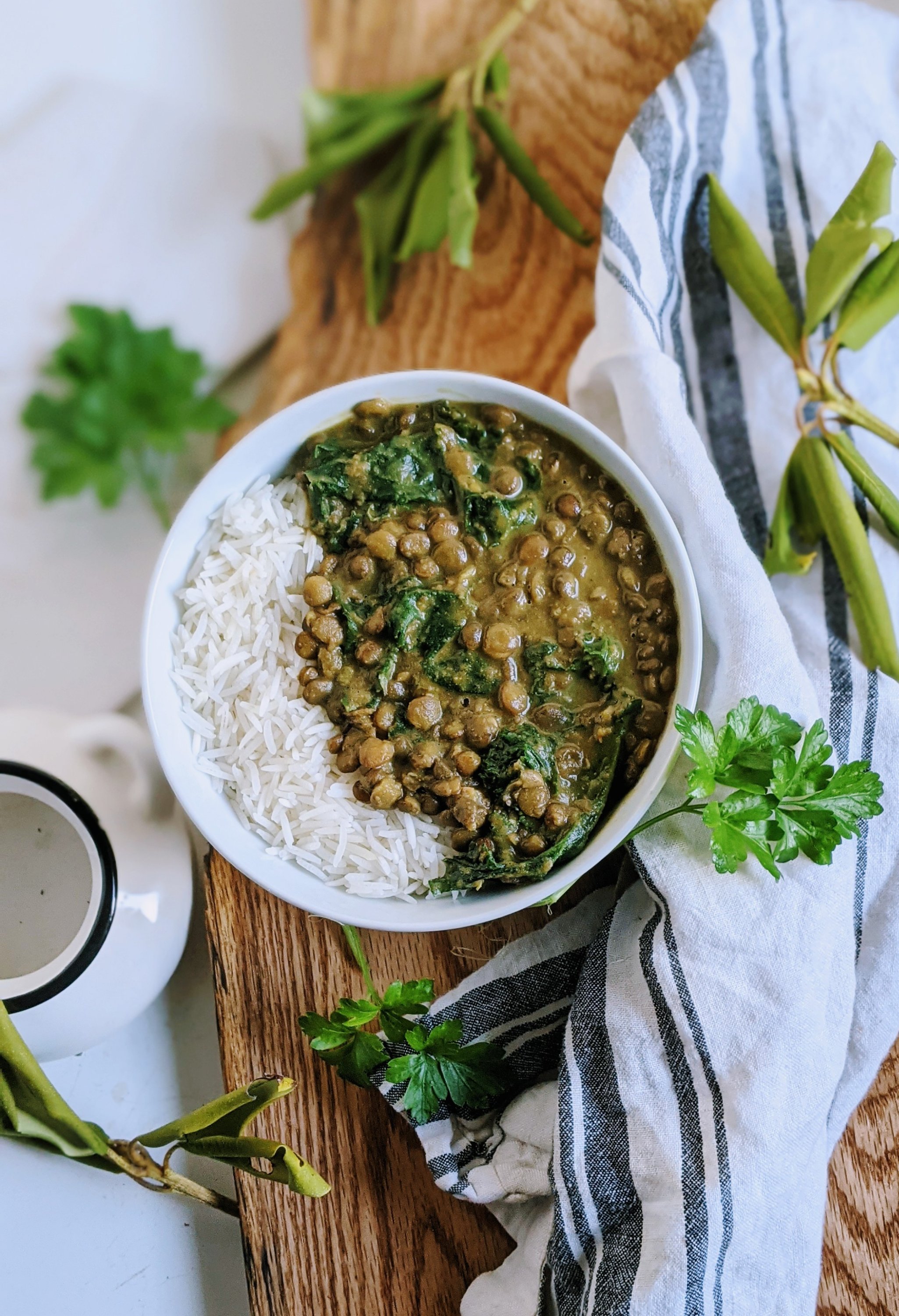 lentil and kale curry recipe vegan gluten free coconut milk dairy free curry healthy lentil and collard green curry with cilantro lime basmati rice