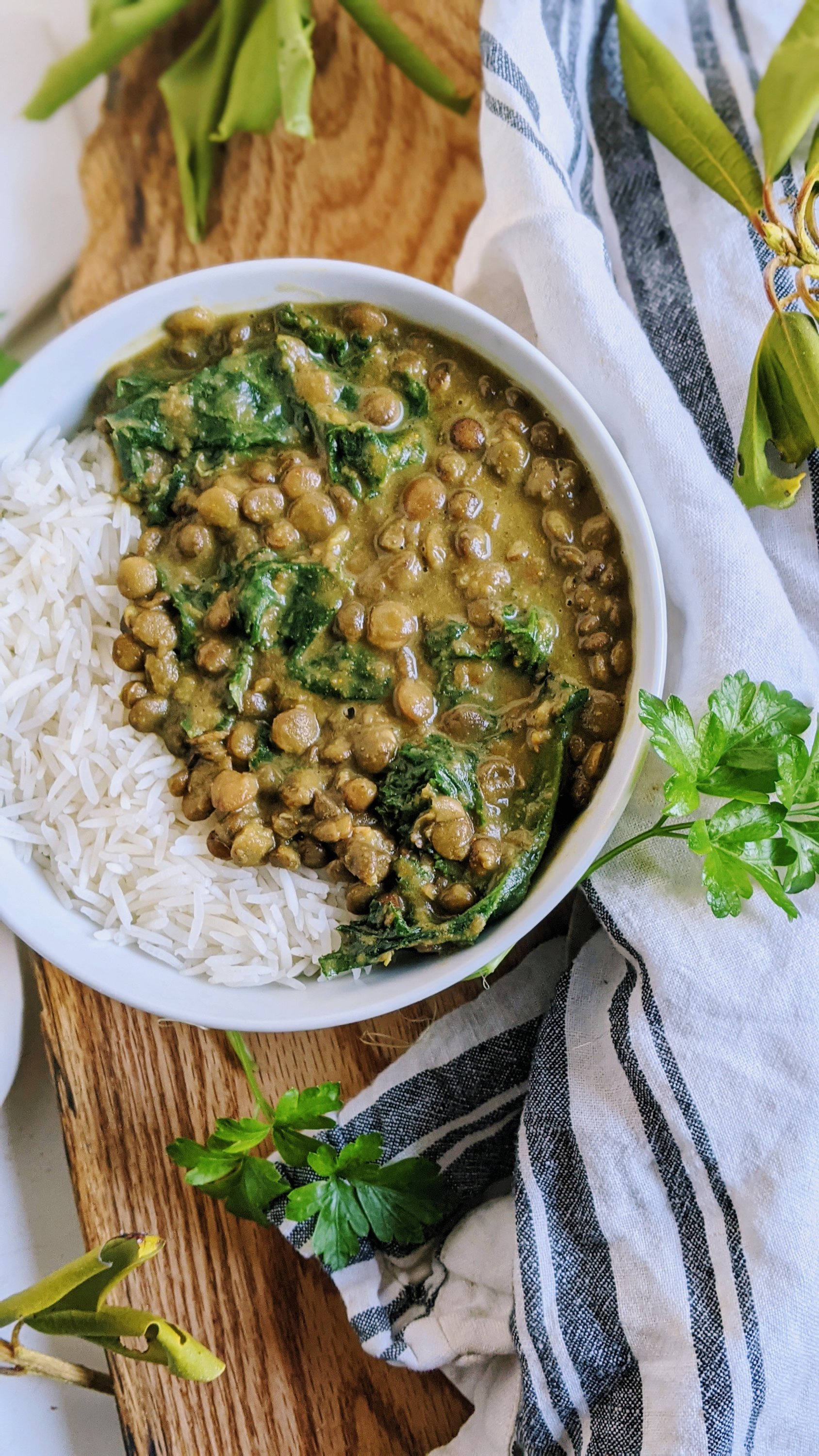 coconut curry lentils vegan gluten free coconut milk lentil curry recipe healthy high protein plant based veganuary dairy free meal prep with lentils recipe