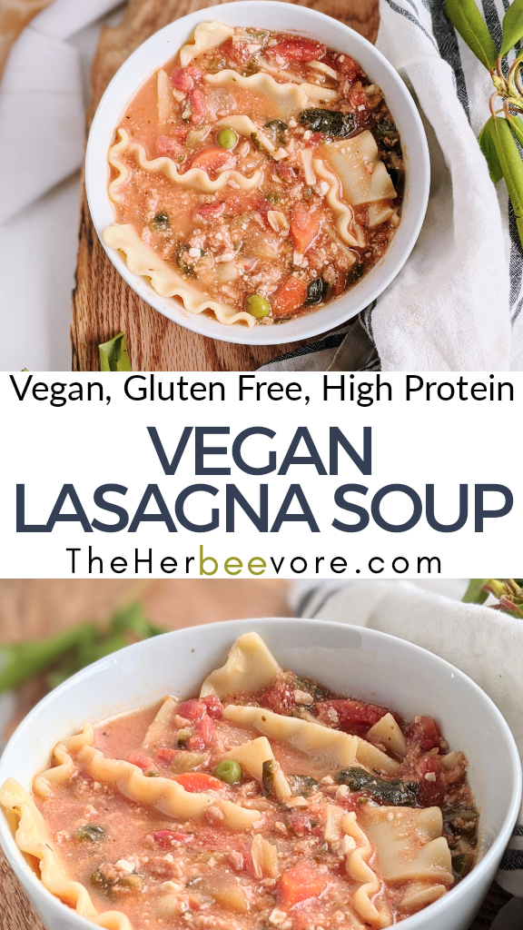 vegan protein lasagna soup recipe vegetarian recipes with protein plant based healthy soups with tofu tvp textured vegetable protein soup recipes gluten free dairy free