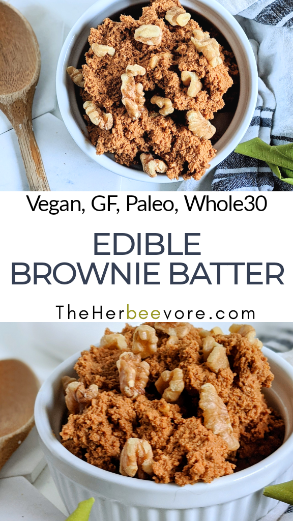 paleo brownie batter recipe whole30 vegan gluten free dairy free healthy dessert recipes with sweet potatoes or pumpkin canned healthy recipes for sweet tooth hidden vegetable brownie batter recipe