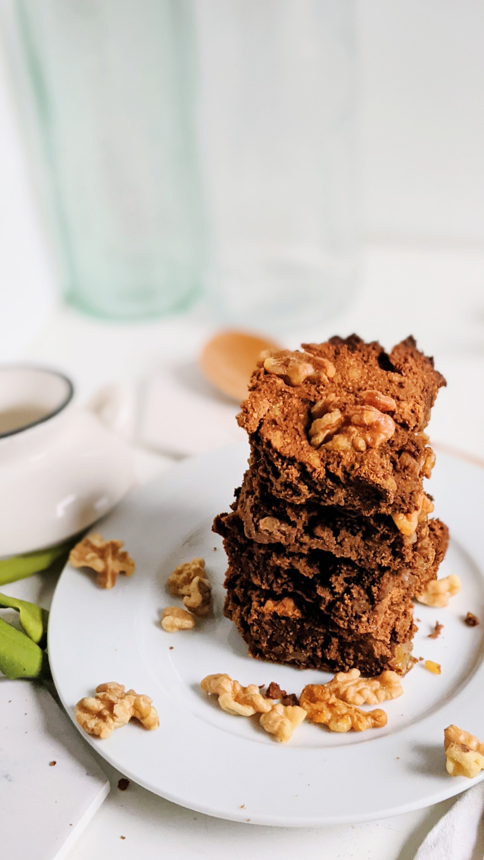 paleo pumpkin brownies recipe no eggs vegan gluten free grain free no flour recipes brownies plant based 7 ingredient healthy brownie recipes you can eat