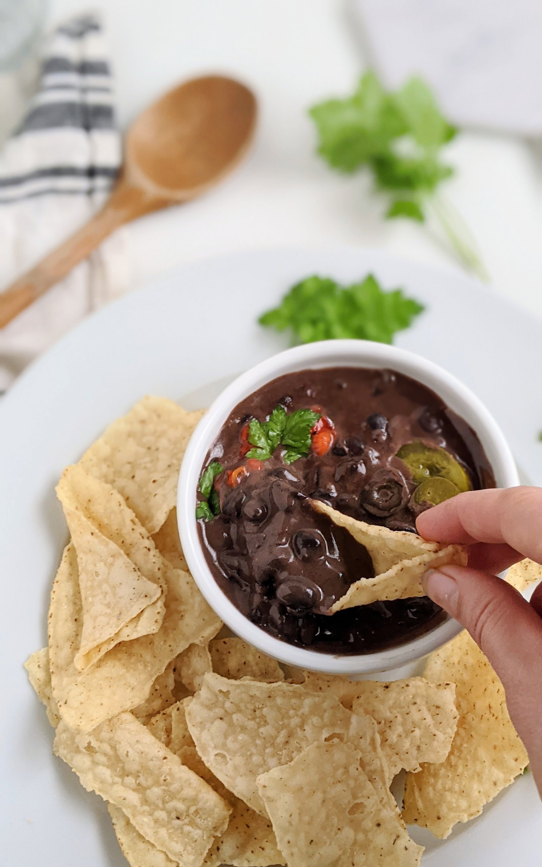 vegetarian super bowl recipes queso dip gluten free plant based protein black beans healthy high protein recipes for super bowl no meat meatless appetizers everyone will love