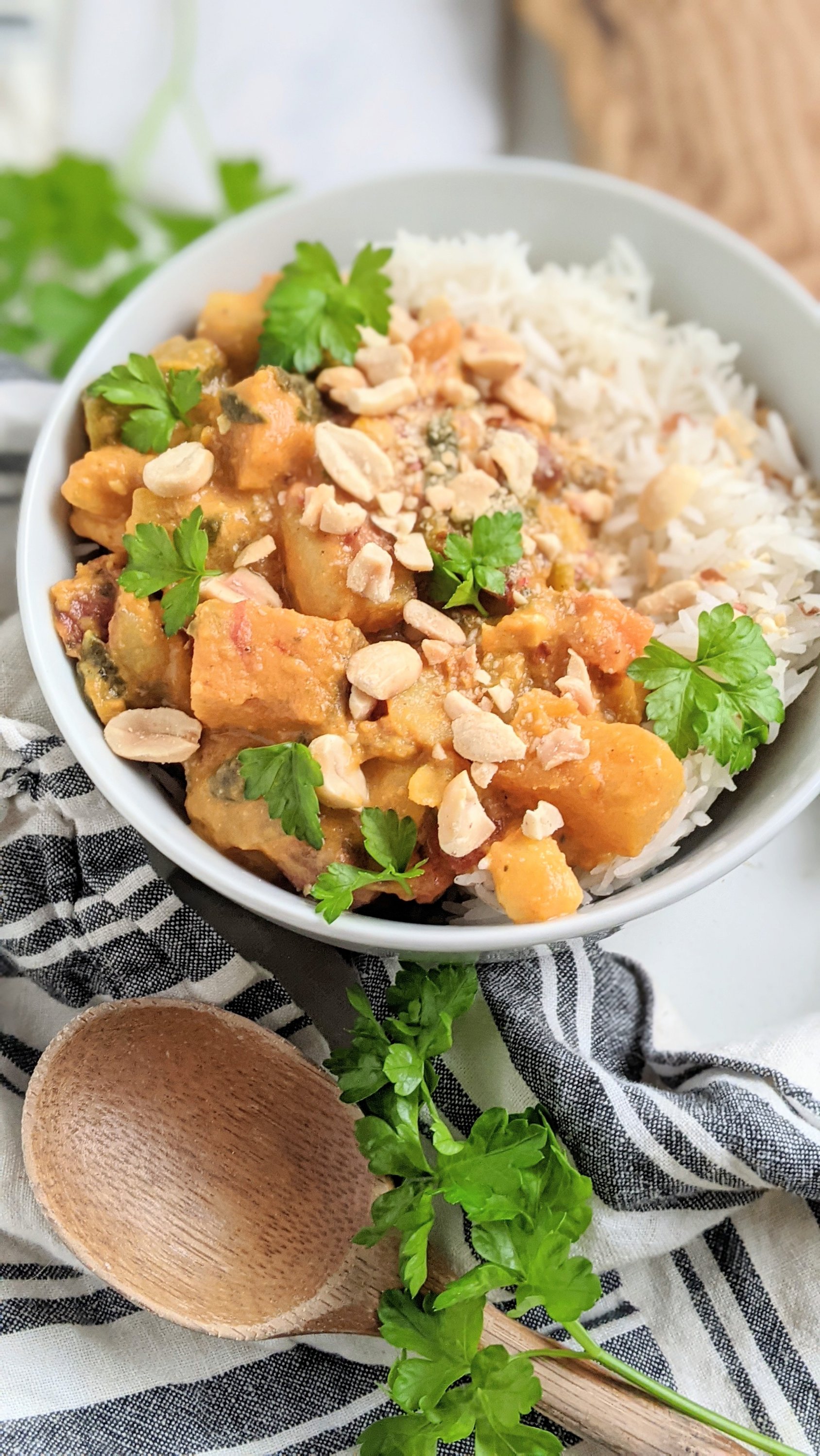 whole30 sweet potato curry recipe peanuts healthy homemade vegan vegetarian gluten free recipes with curry powder indian spices healthy peanut curry coconut milk