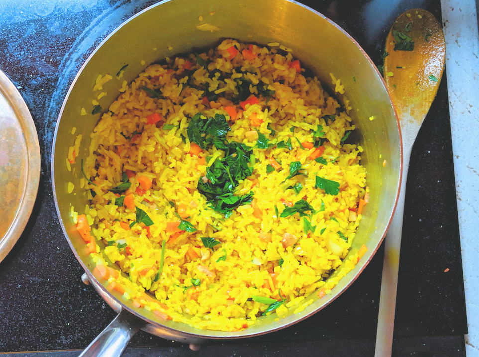 greek yellow rice