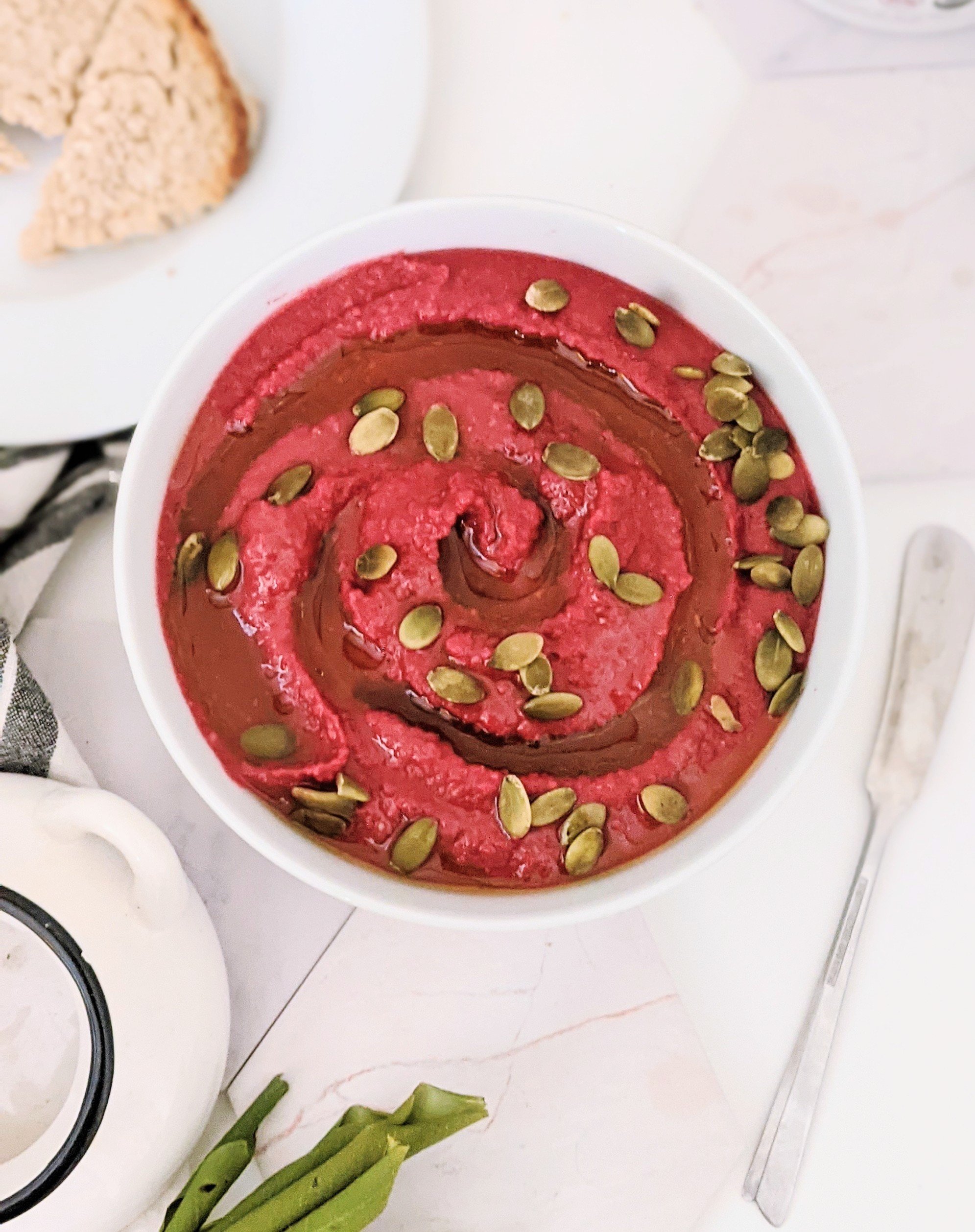 beet powder hummus recipe made with beetrood powder healthy is beet hummus good for you recipe plant based vegan gluten free high protein snacks or appetizers dip