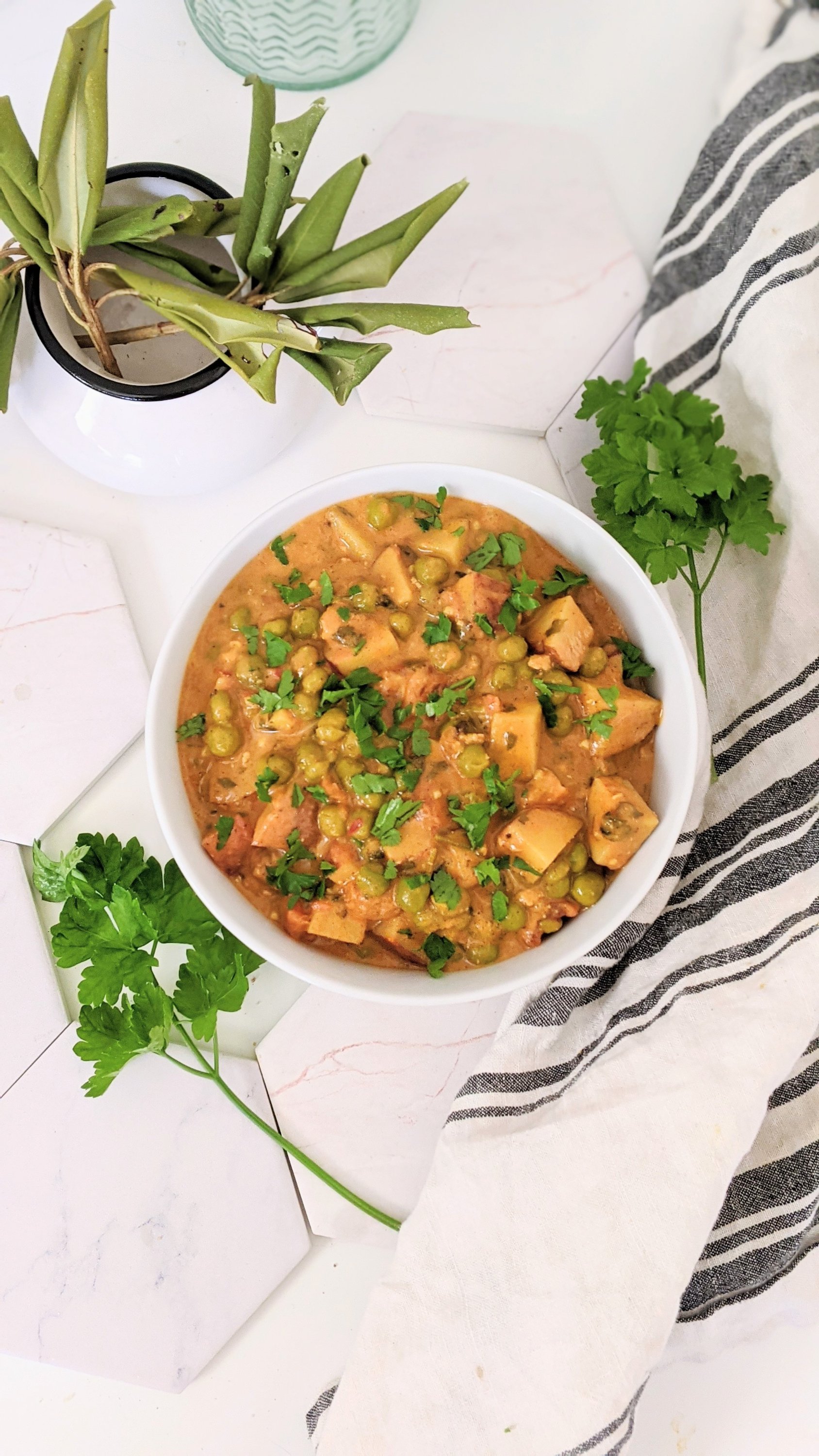 instant pot aloo matar potato and pea curry recipe healthy plant based curries 30 minute curry recipe