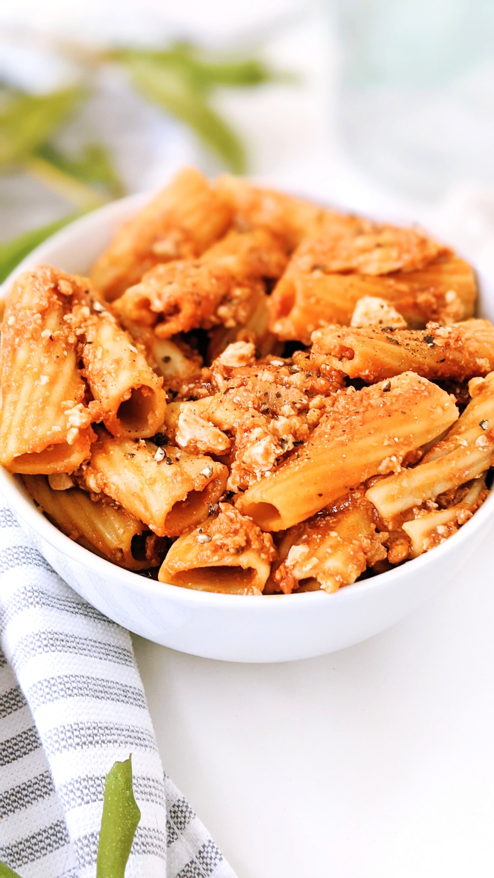pasta with tofu bolognese sauce recipe healthy vegan spag bol tofu meat sauce for noodles pasta rigatoni bolognese with tofu healthy italian meals meatless
