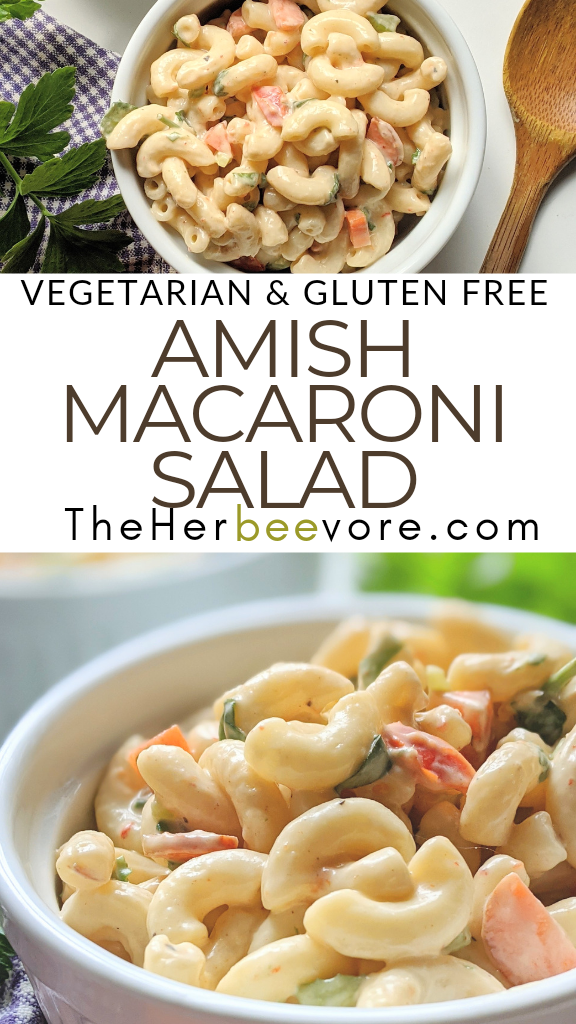 amish style macaroni salad recipe vegetarian gluten free amish pasta salad recipe healthy plant based traditional amish macaroni salad recipe dressing