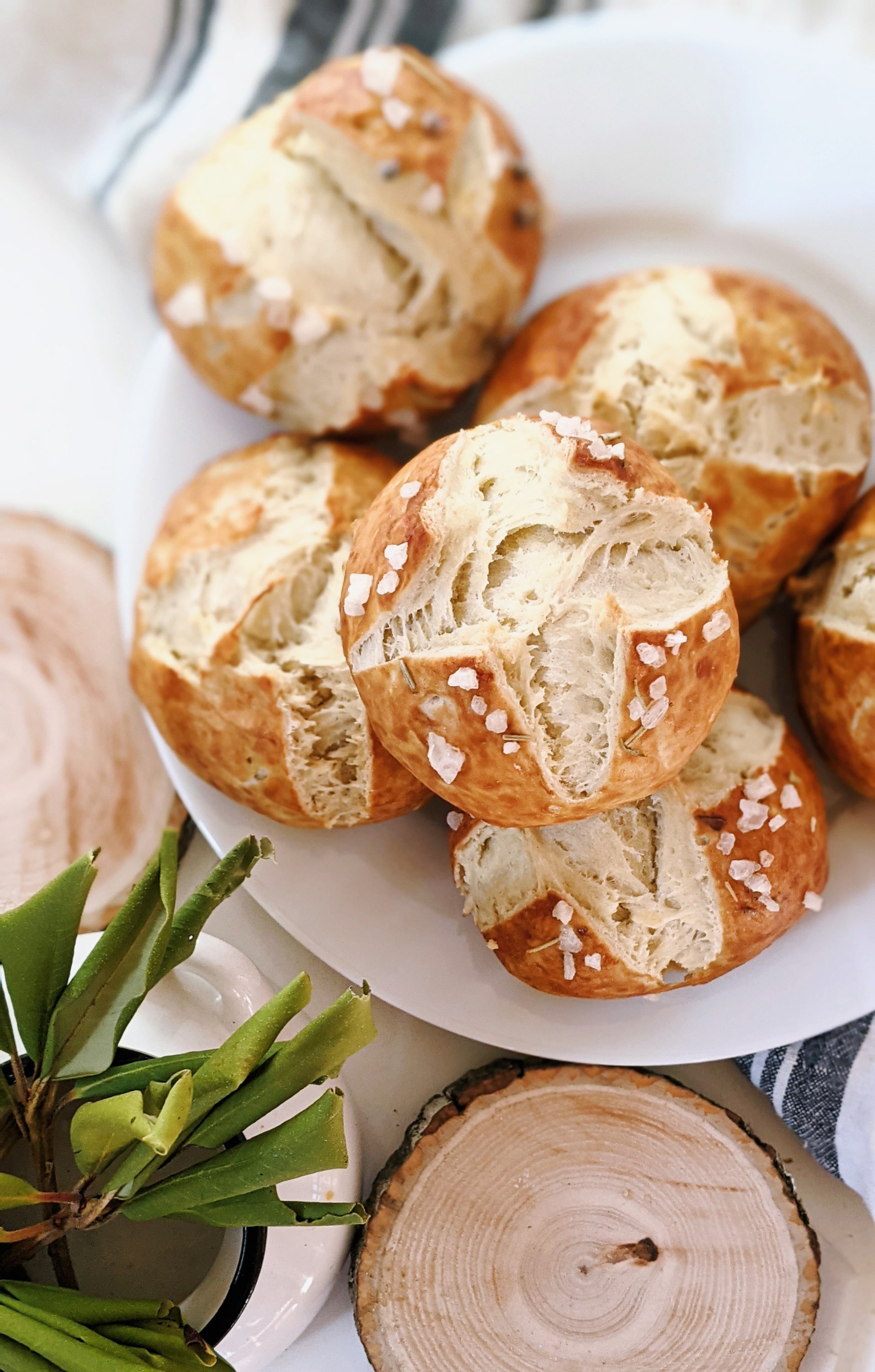 vegan sourdough pretzel buns recipe egg free pretzels with sourdough discard dairy free bretzel rolls homemade with sourdough starter pretzels