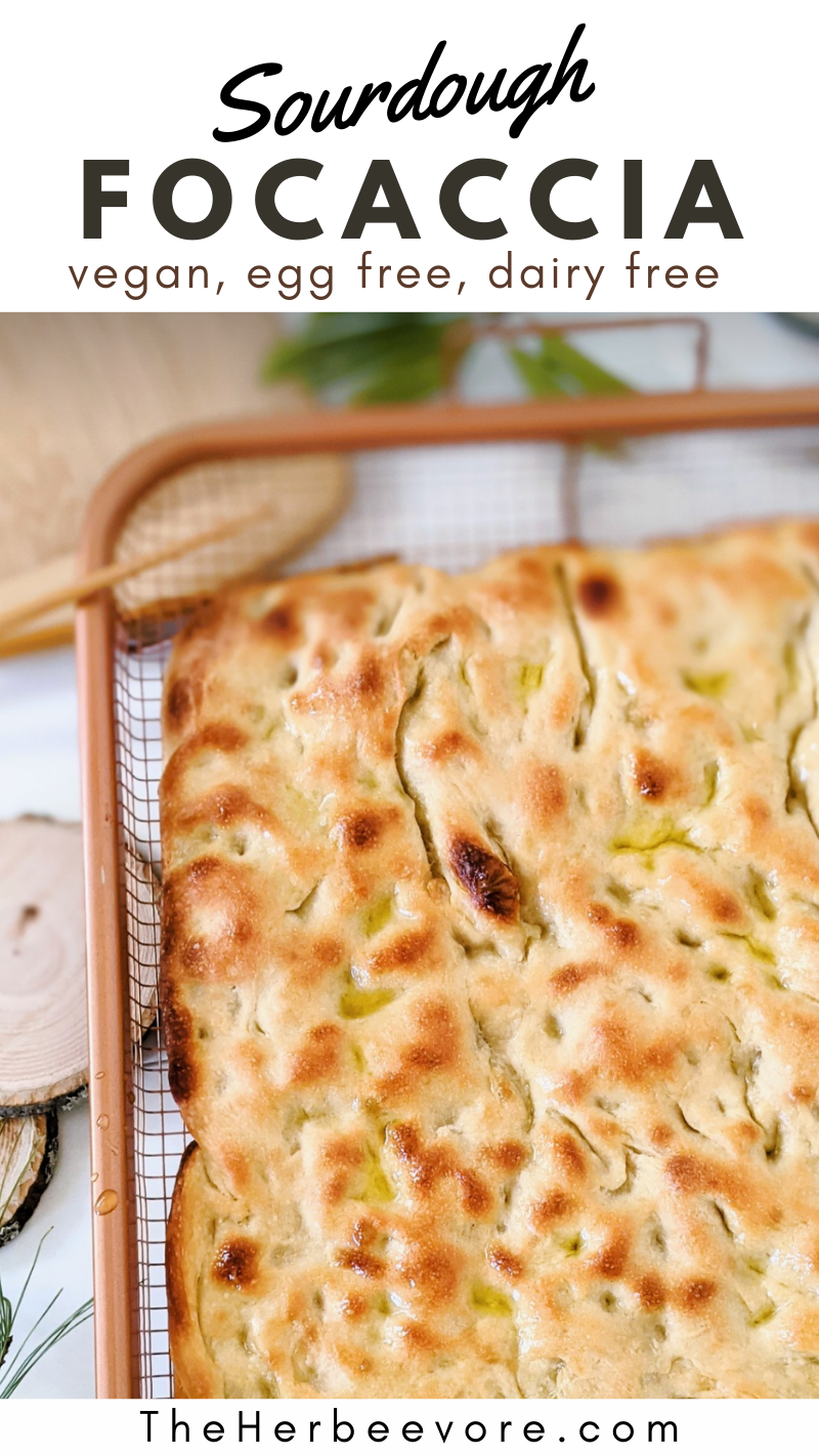 focaccia bread vegan recipe sourdough vegan recipes with discard no yeast sourdough focaccia bread egg free dairy free olive oil sheet pan sourdough bread