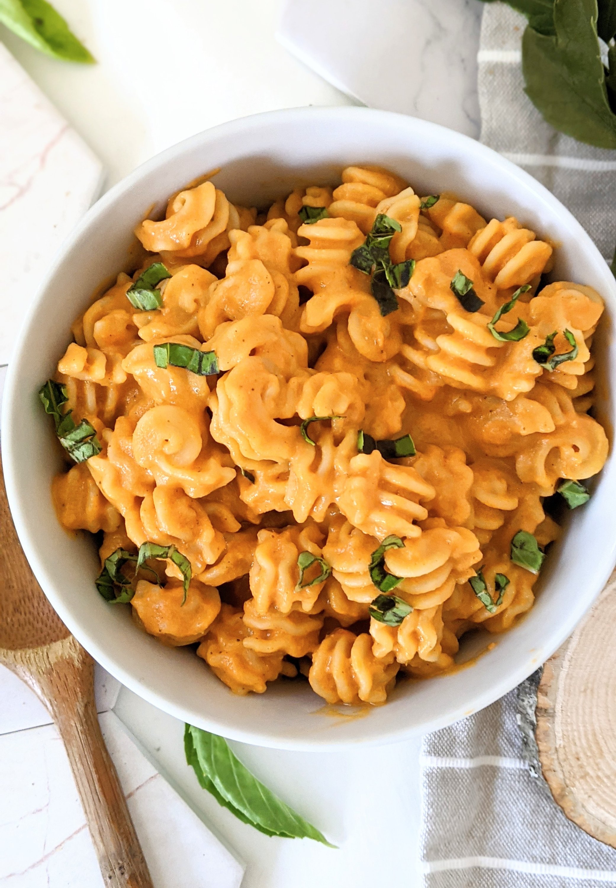 sheet pan pasta sauce veagn gluten free creamy tomato sauce dairy free tomato cream sauce pasta recipe nut free no cashew sauce