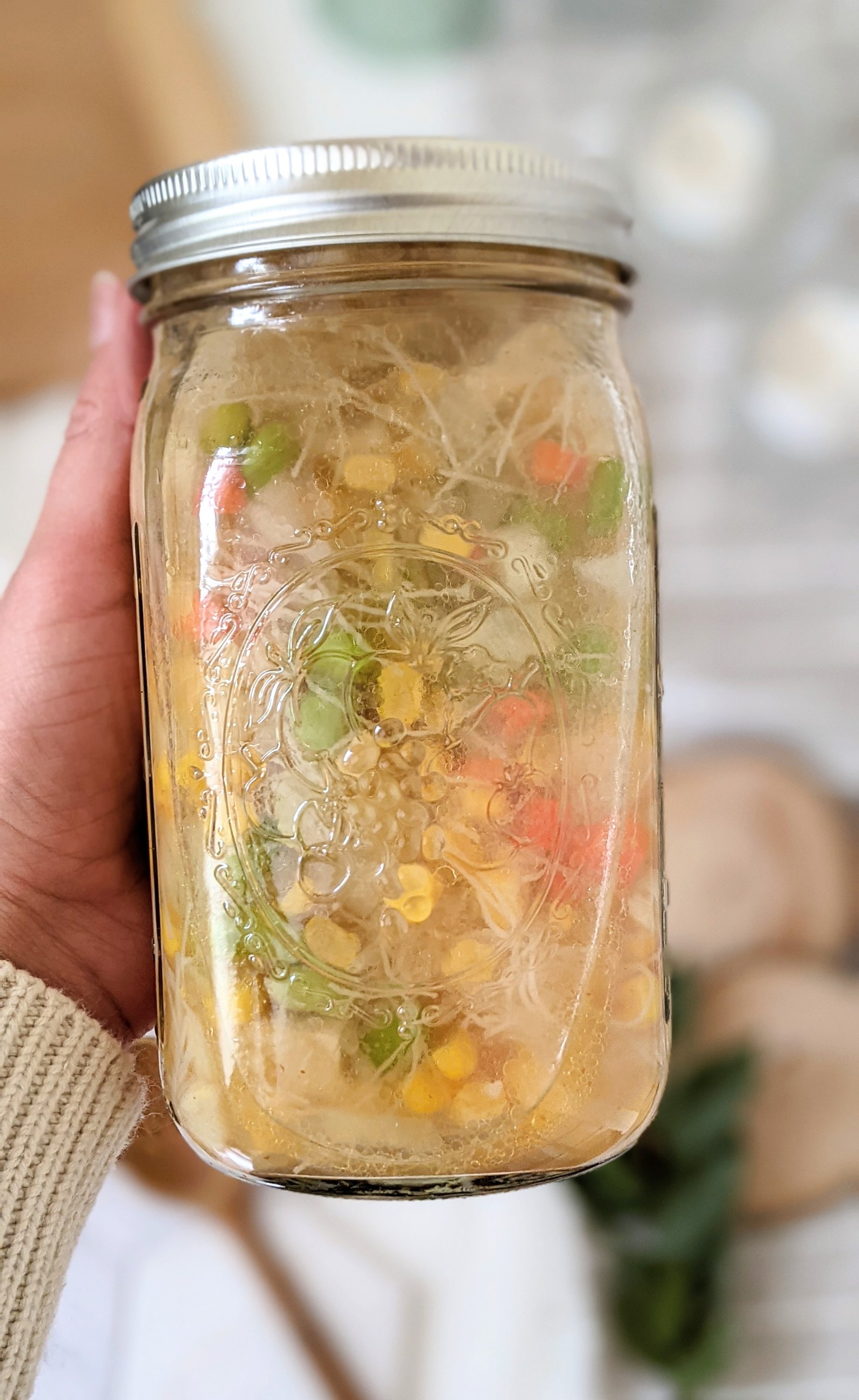 Mason Jar Instant Ramen Soup Recipe