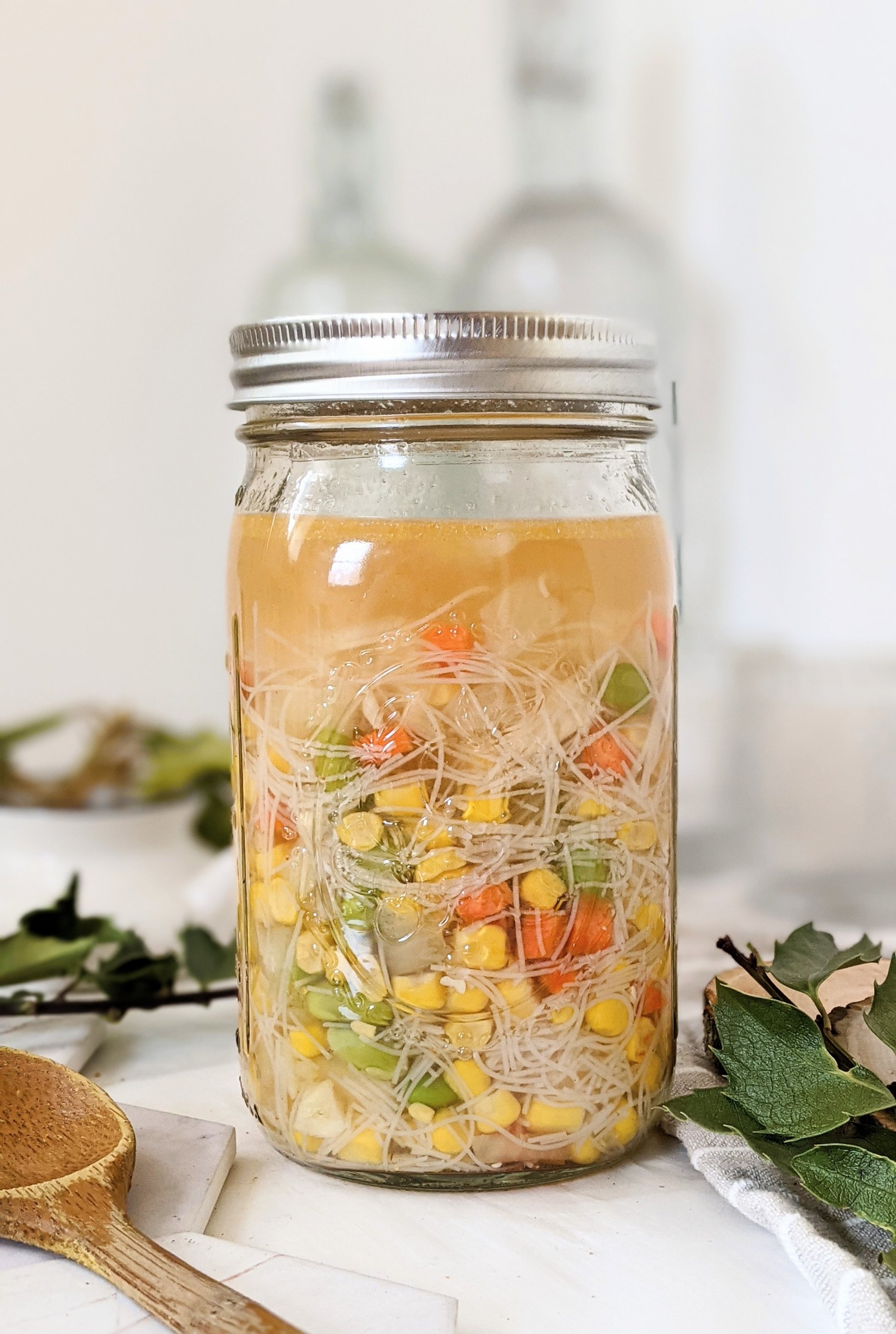 just add water soup recipes mason jar instant ramen noodle soup healthy vegan gluten free easy lunches to meal prep, batch cook, or make ahead for the week veganuary vegetarian meatless