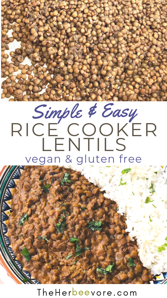 rice cooker lentils recipe vegan lentil in rice cooker steamed lentils in rice machine recipe gluten free healthy high protein way to cook lentils easy