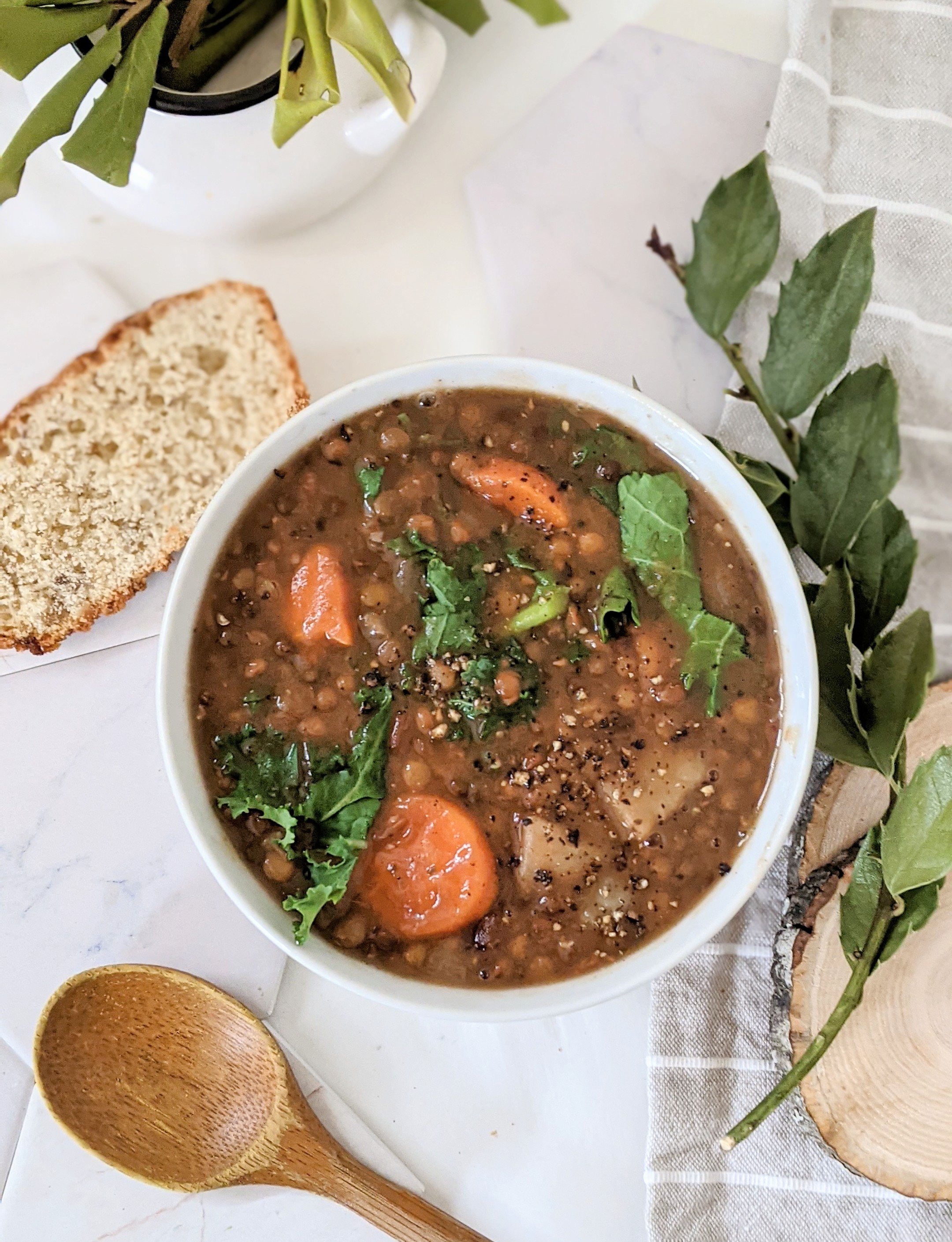 high carb low fat lentil soup recipes vegan oil free soups healthy instant pot fat free recipes meal prep no oil soup french hlentils green lentil soup healthy high protein lunches