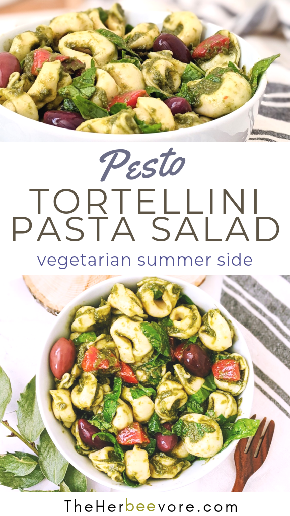 pesto veggie tortellini pasta salad recipe healthy summer side dishes without meat 30 minute sides for entertaining homemade pasta salads for summer