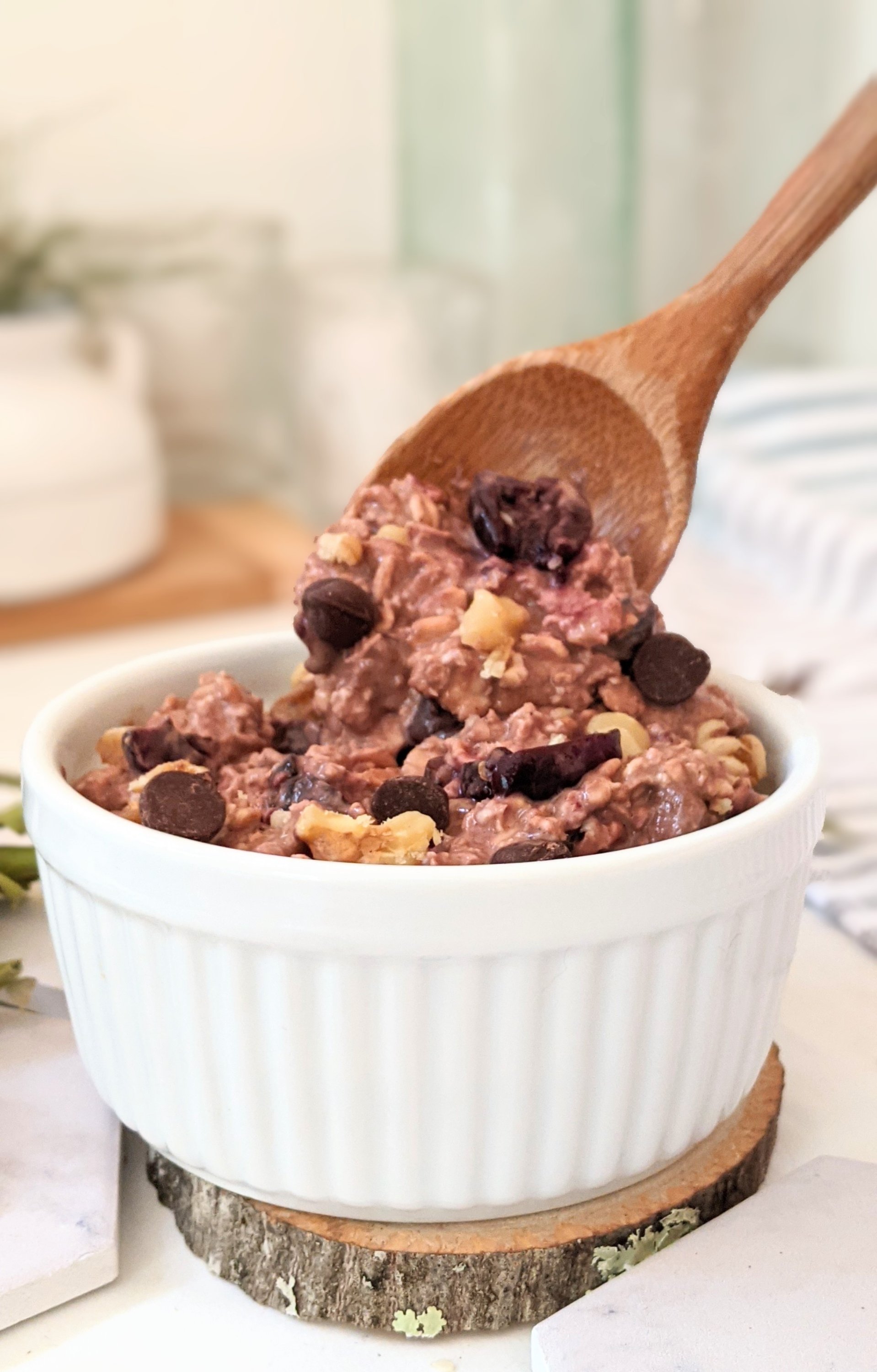 vegan on the go oatmeal recipes no cook breakfast recipes healthy nutritious breakfasts for kids chocolate recipes for breakfast healthy cherry oats with cacao gluten free vegan dairy free breakfasts