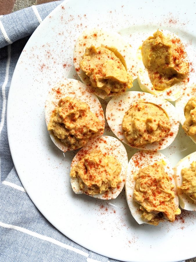 BBQ Deviled Eggs Recipe (Vegetarian, Gluten Free)