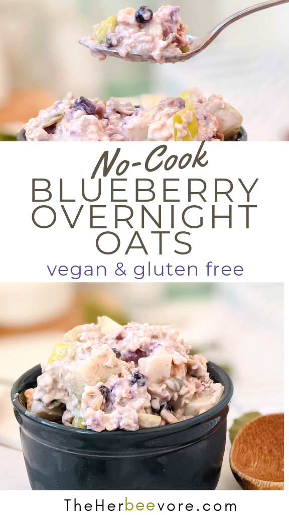 summer no cook berry overnight oats vegan recipes for breakfast no cook ideas for brunch blueberry overnight oats with yogurt recipe plant based no cook breakfasts