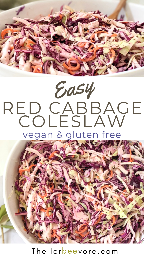 purple coleslaw recipe with red cabbage healthy antioxidant coleslaw vegan gluten free healthy purple cabbage recipes for summer red cabbage salad with white balsamic vinaigrette