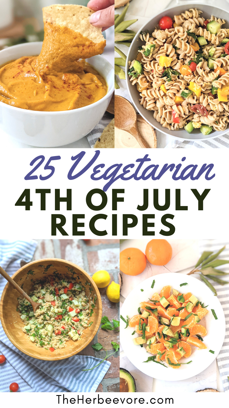 plant based 4th of july recipes vegetarian vegan recipe ideas for fourth of july appetizers vegetarian pasta salads and main course vegan recipes for fourth of july 4th dinner bbq