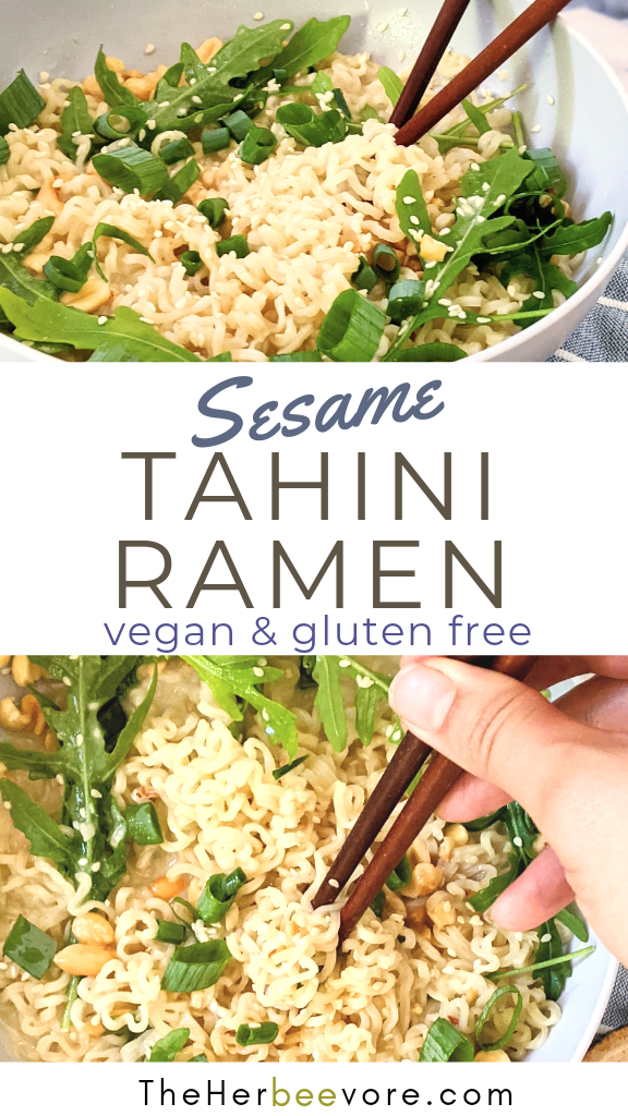 sesame ramen noodles soup recipe vegan gluten free tahini ramen broth with sesame seeds and ground sesame paste recipes