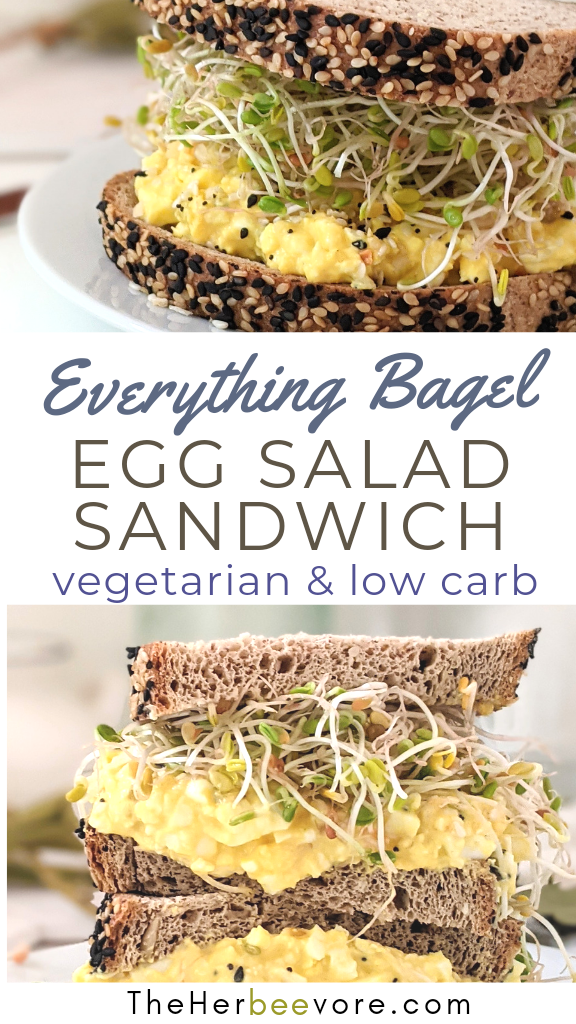 everything bagel seasoning egg salad sandwich recipe keto vegetarian recipes for lunch or brunch or dinner no cook lunches for hot days summer keto recipes for lunch